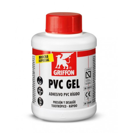 Adhesivo Pvc Rigido Gel 500 Ml C/b Rap Pvc Gel Bote Griffon