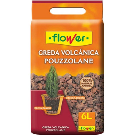 Roca Decorativa Greda Volcanica Flower