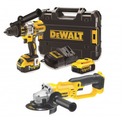 Taladro Atorn 18v Li Dewalt Cprof136 + Amoladora 125mm Dewal