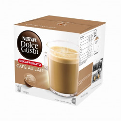 Capsula Cafe Descafeinado Con Leche Nescafe Dolce Gusto 16 P