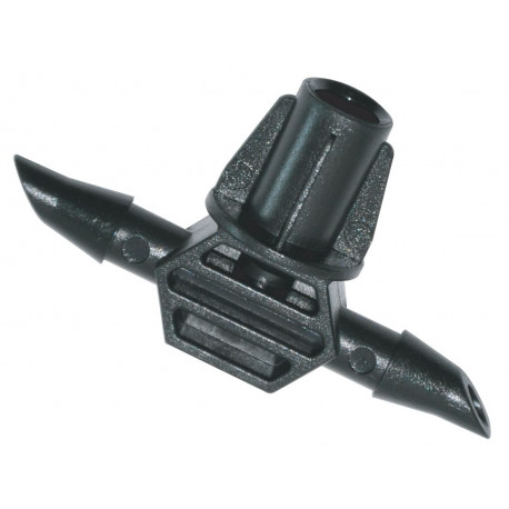 Conector Micro Riego Negro Gotero Natuur Ne Nt104462 10 Pz