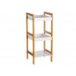 Estanteria Baño 3 Baldas 30x29x072cm Bambu/mdf Monty
