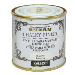 Pintura Muebles Al Agua Efecto Tiza Chalky Blanco 125ml