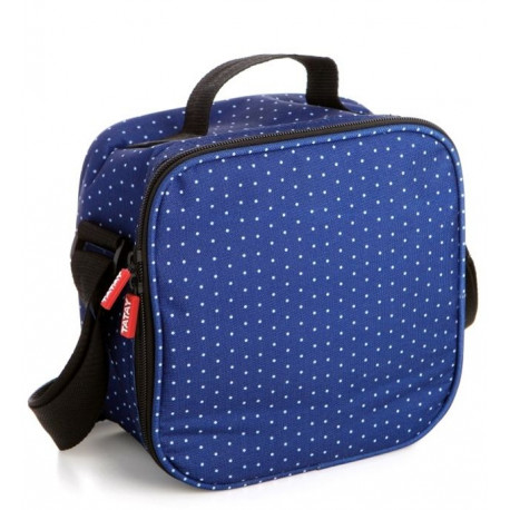 Bolsa Porta Alimentos 4 Hermeticos Dots Az Polie Tatay