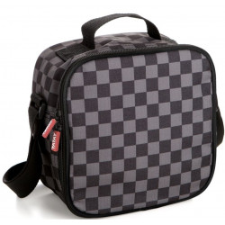 Bolsa Porta Alimentos 4 Hermeticos Chess Neg/gr Polie Tatay