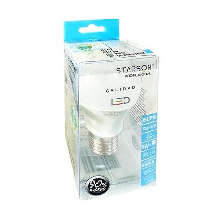 Lampara Ilumin Led Estan E27 9w 900lm 6400k Starson