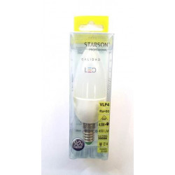 Lampara Ilumin Led Vela E14 4,5w 450lm 3000k Starson