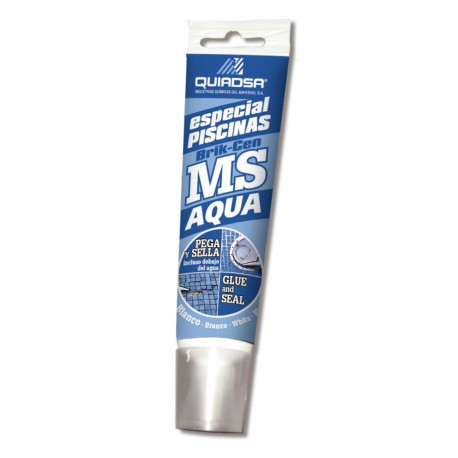 Adhesivo Sellador Polim 125 Ml Bl Brik-cen Ms-aqua Tubo Quia