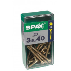 Tornillo Spax  04x020mm Bicromatado 20pz