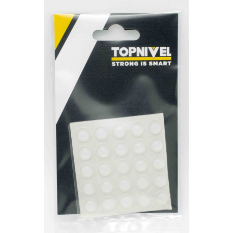 Tope Prot.golpes 10x 3mm Adh Antidesl Tra Nivel 25 Pz