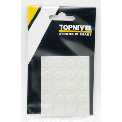 Tope Prot.golpes 13x 4mm Adh Antidesl Tra Nivel 25 Pz