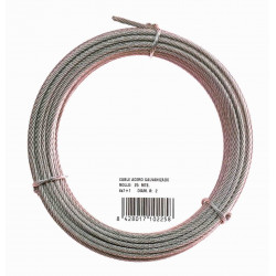 Cable Acero Galv 6x7+1 2mm Cursol 100 Mt