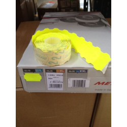 Etiqueta Adh 32x19cm Amarillo Fluorescente Meto 1.000 Pz