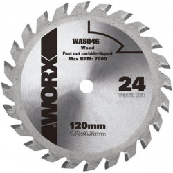 Disco Corte Mad 24 Dientes 85mm Para Sierra Circular Worxsaw