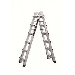 Escalera Ind.mult Tijera 6,26mt 12+12 Telesc Alu Codiven