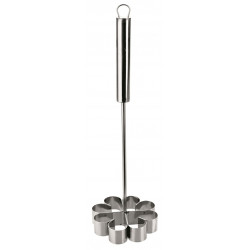 Molde Respost 8x3cm  Inox Flores Ibili