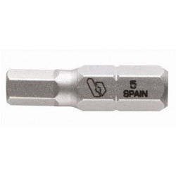 Punta Atorn Hexagonal2,5 1/4""-25mm Bianditz