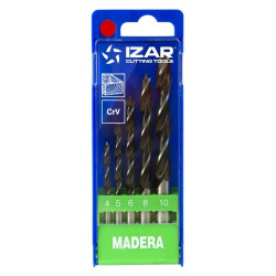 Broca Mad Izar Espiral 3 Puntas 04/10mm 30223 5 Pz