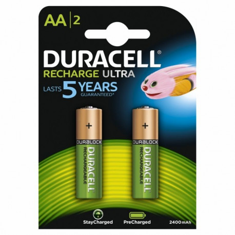 Pila Recargable Lr06 Aa 1,5v Duracell 2 Pz