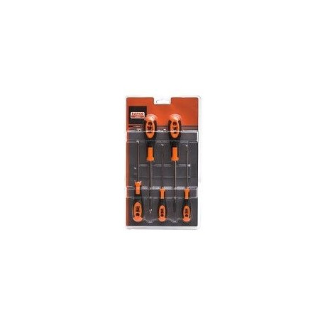 Destornillador 1rec+2pla+phi 604 Bahco 5 Pz