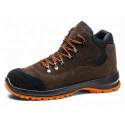 Bota T41 S3 Pu-dd Pu/pl No Met Ricino Piel Marr Robusta