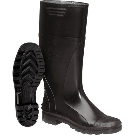 Bota Agua T41 Alta Monocolor Pvc Ne P"agua