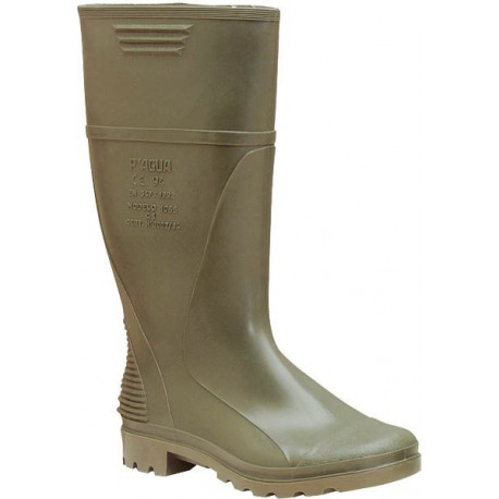 Bota Agua T41 Alta Monocolor Pvc Ver P"agua