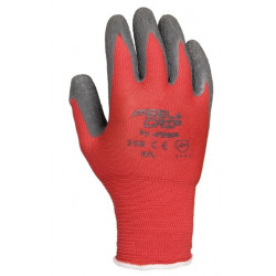 Guante Bric Xl10 P/latex Feel&grip Poliam Ro/gr Juba