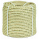 Cuerda Torcida 06mm Sisal Nat 4 Cabos Hyc 200 Mt