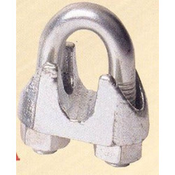 Sujetacable Suj 741 1/4"Ø6 Acero Galv Garra 25 Pz