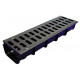 Canaleta Con Rejilla Pp Sal Ø75-90 500x130x72 Negro T-130gb