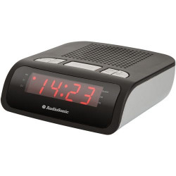 Radio Portatil Reloj Despertador Audiosonic Alarma Dual Am/f