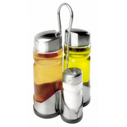 Vinagrera Coc Aceitera Cristal/inox Ibili 4 Pz