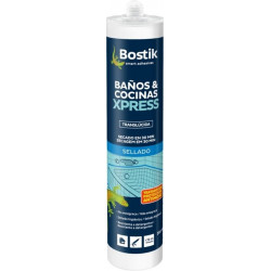 Silicona Acida Co/bañ 280 Ml Tra A/m S/r Bostik