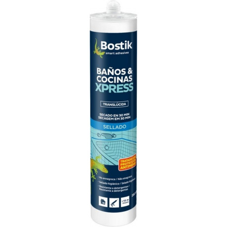 Silicona Acida Co/bañ 280 Ml Tra A/m S/r Bostik