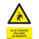 Cartel Señalizacion 210x300mm Pvc Alta Tension Peligro De Mu