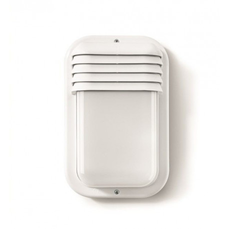 Aplique Ilumin Vertical Ext E27 18w Ip44 Pvc Bl Famat