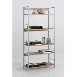 Estanteria 5b 74x30x150cm Madera/metal Kala Kit Closet