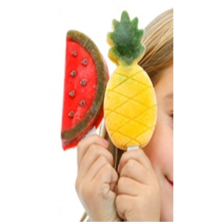 Molde Helado Silic Frutas Tropicales Lekue 4 Pz