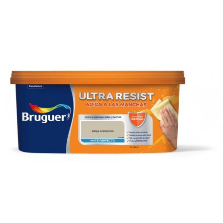 Pintura Plast Mate 4 Lt Be Atempo Int. Ultra Resist Bruguer