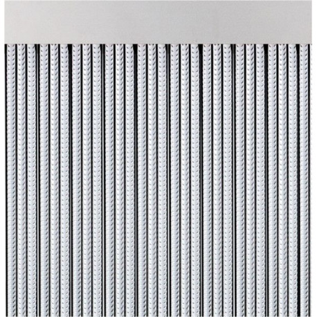 Cortina Pta 90x210cm Acudam Pvc Neg Cintas A01460