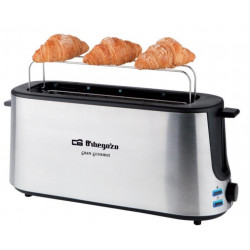 Tostador 2 Reb. 1000w Inox Gran Gourmet To-6020 Orbegozo