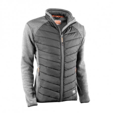 Chaqueta Trabajo S Acolchada Gris Oscuro/negro 2898 Apolo Ju