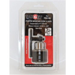 Portabrocas Tal Con Llave 1,0-13 Mm 1/2"-20h Target