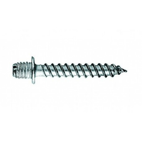 Tornillo R/mad. P/abraz. 06x030mm Cinc Index 100 Pz