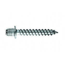 Tornillo R/mad. P/abraz. 08x040mm Cinc Index 100 Pz