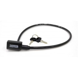 Candado Antirrobo Bicicl 8x650mm Cable Nivel