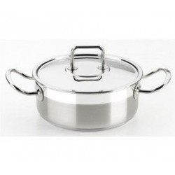 Cacerola 24cm C/tapa Ind Inox Prof. Bra