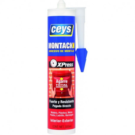 Adhesivo Montaje 290 Ml Montack Express Cart Ceys