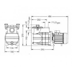 Bomba Agua Cent 0,8hp-9000l/h Autoasp Monof Bravia Quimicamp 2